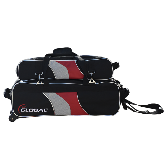900 GLOBAL 3-BALL DELUXE AIRLINE BLACK/RED/SILVER